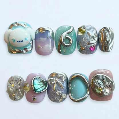 Dreamy Sky Nails