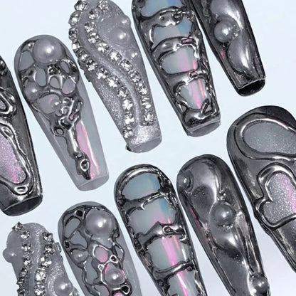 Cyberpunk 3D Nails